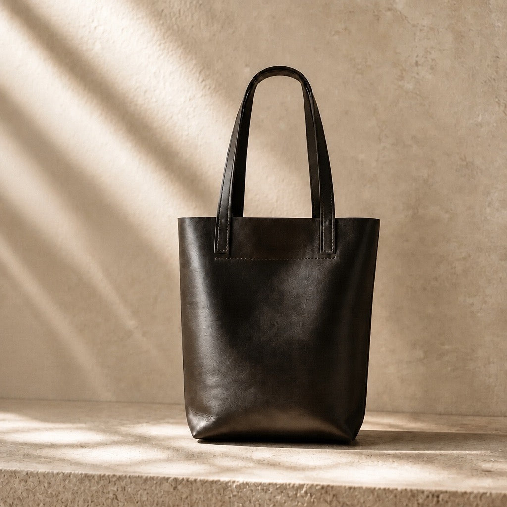 "Asia meets Africa" Woodstock Bag black / leopard