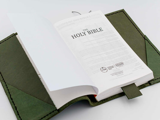 Leather Cover & Bible