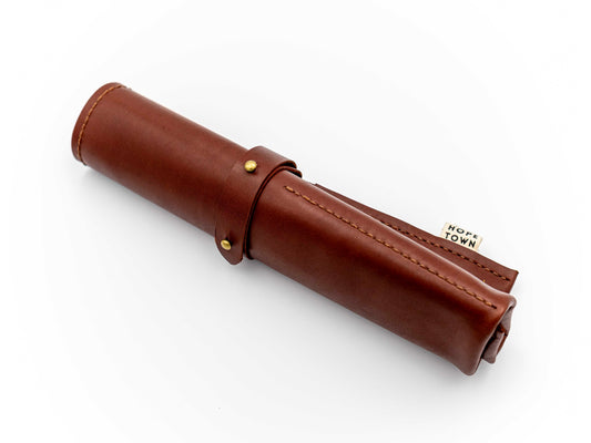 Leather Paintbrush bag