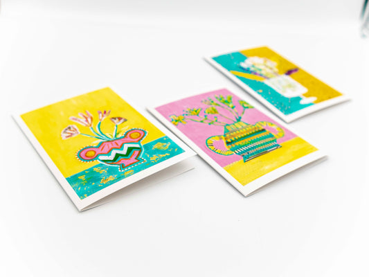 Art Card Set "Flowers"