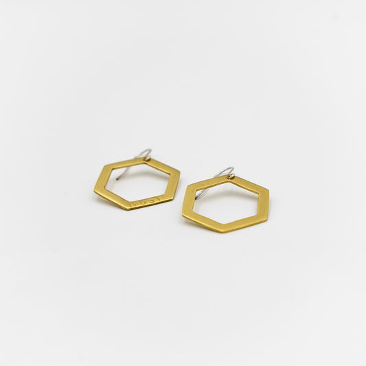 Earring Octagon Large