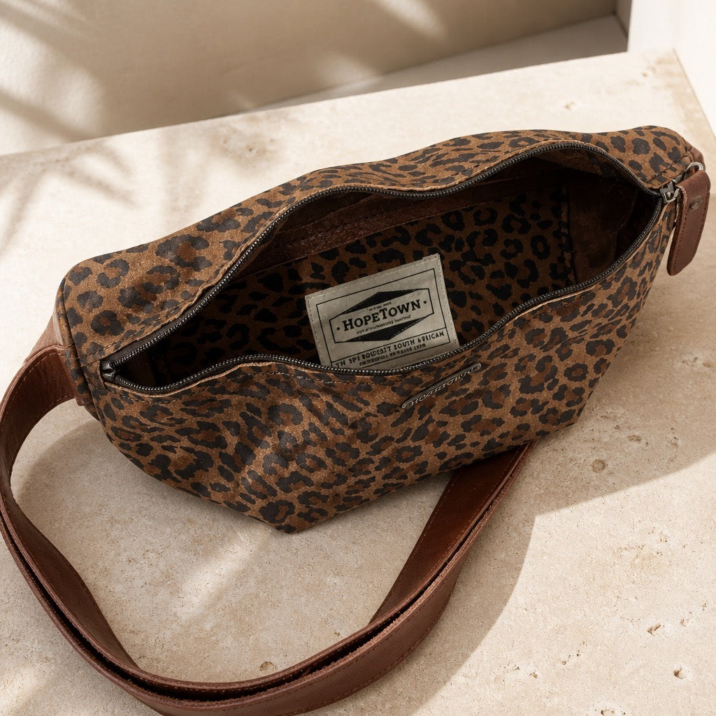 "Asia meets Africa" Moonbag leopard