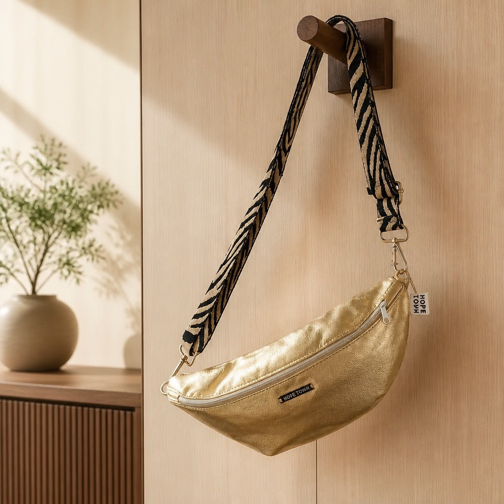 "Asia meets Africa" Moonbag gold